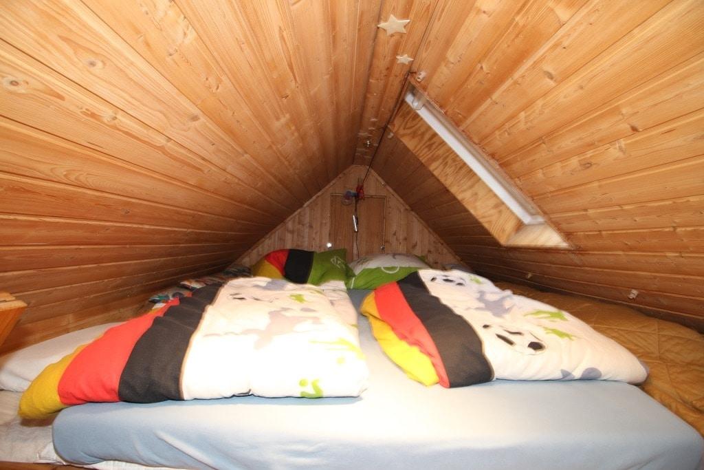 gedämmter Dachboden
