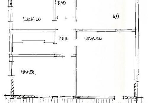 Grundriss EG Wohnung 