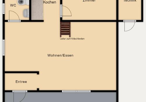 Grundriss gezeichnet