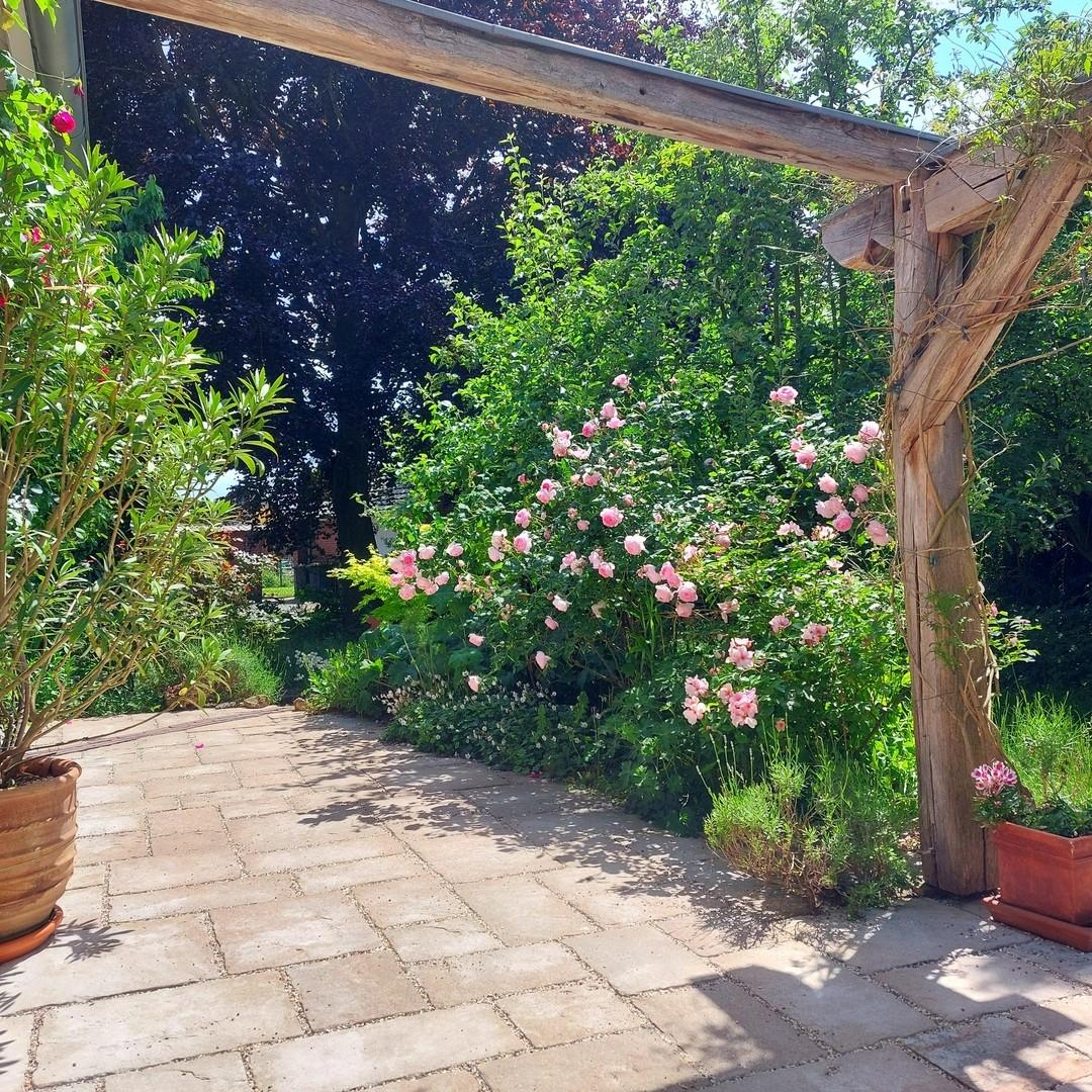 Terrasse mit Gartenblick
