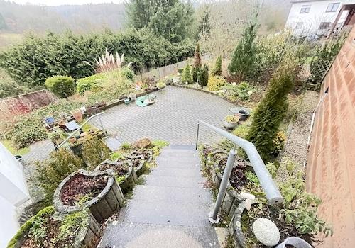 Treppe ins Garten