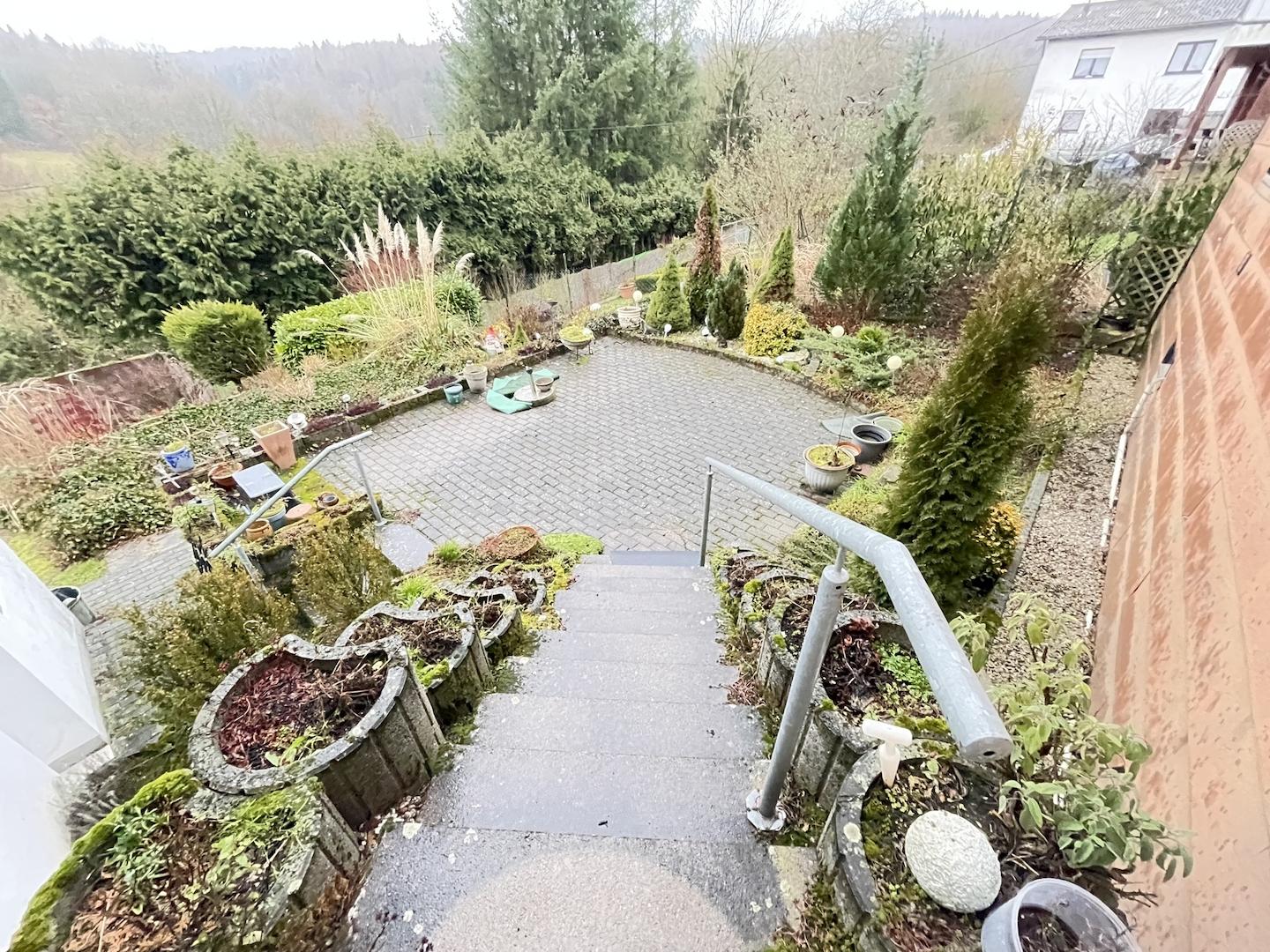 Treppe ins Garten