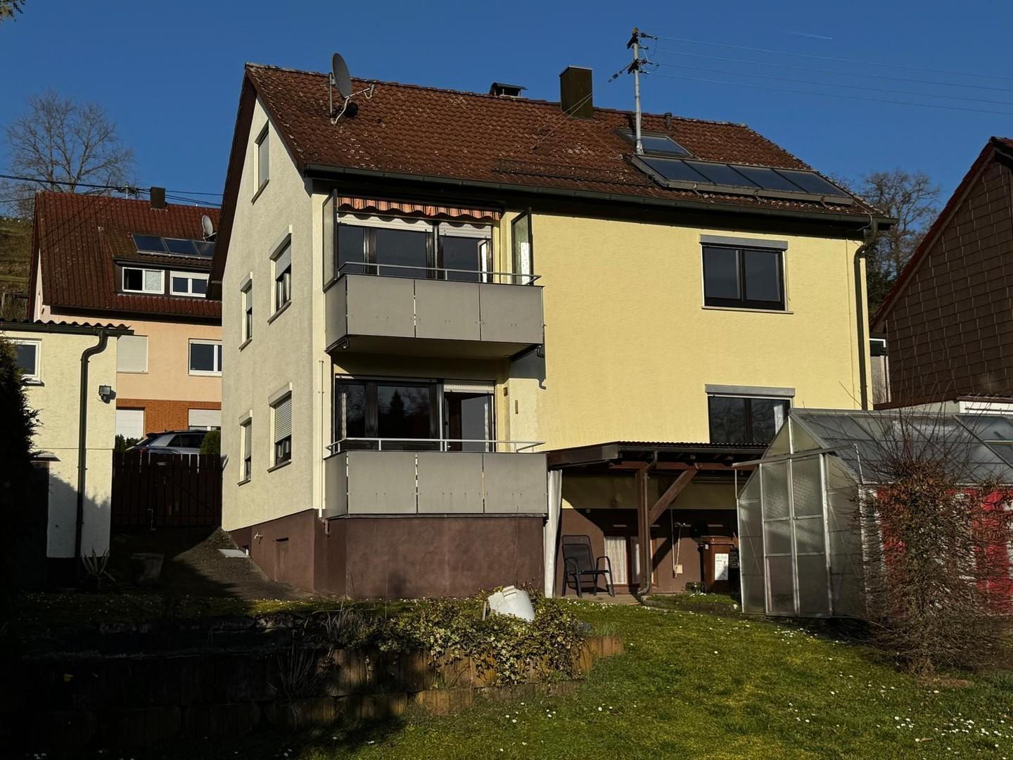 Außenansicht Haus Garten