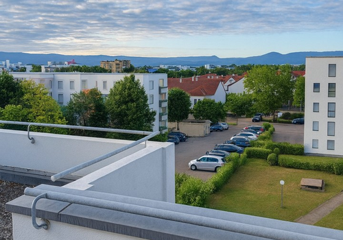 Weitsicht Dachterrasse