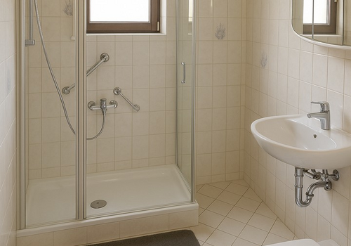 Bad mit Dusche