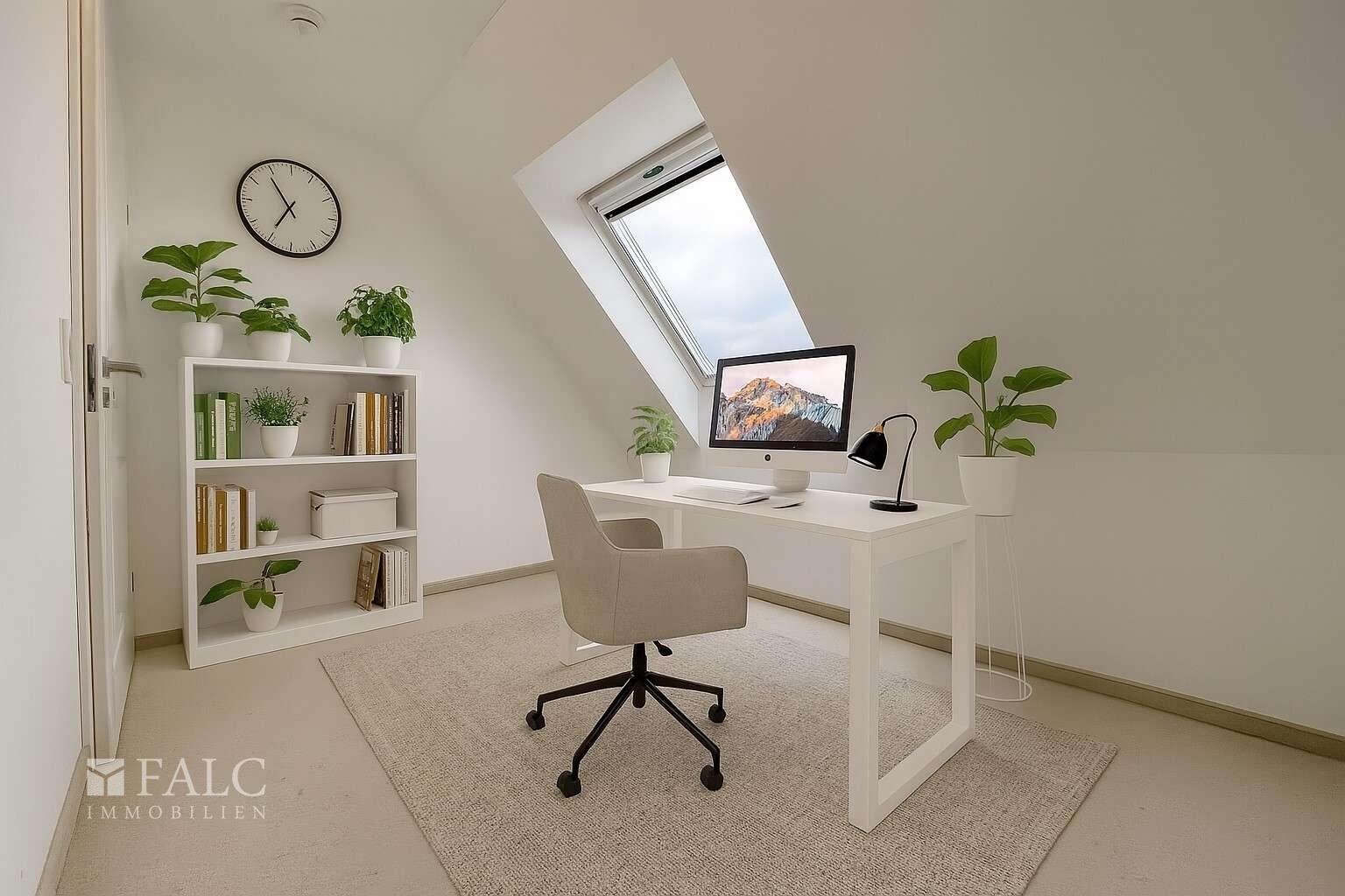 Büro gestaged 