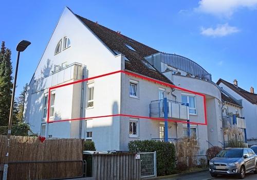 Blick auf die Wohnung