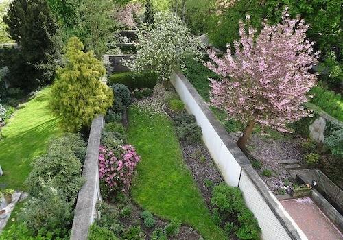 Blick vom Balkon