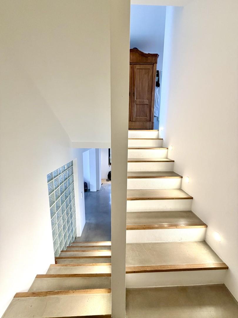 Treppenaufgang Einheit s/w