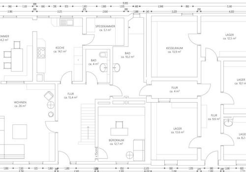 Grundriss Haus unten