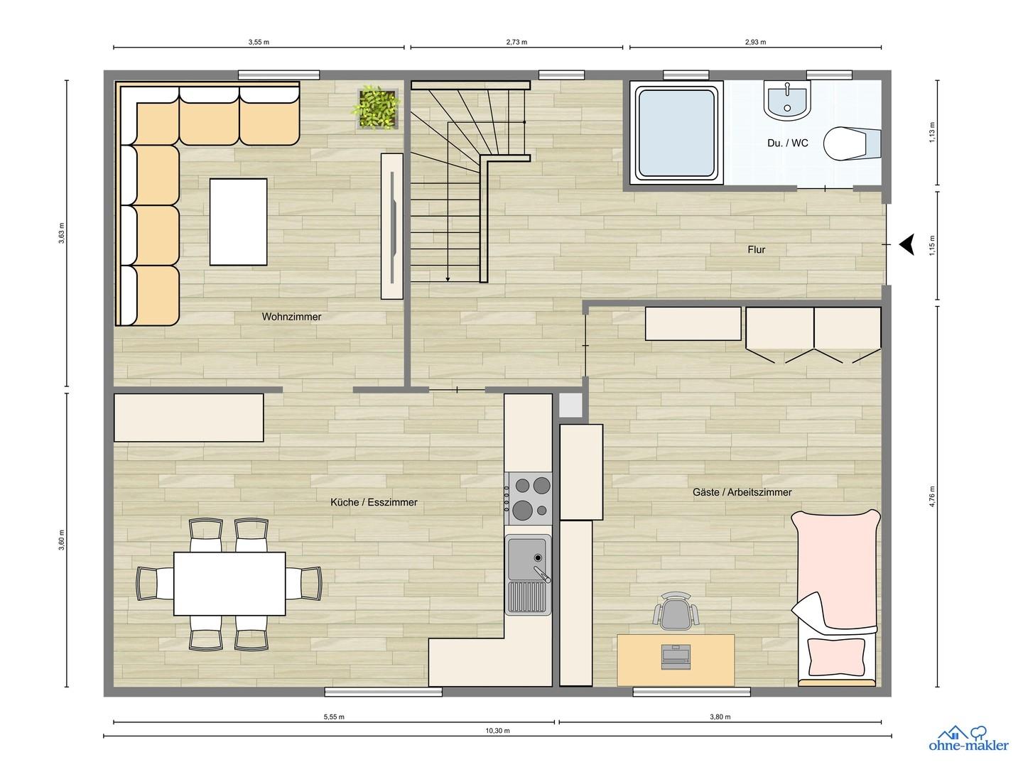 Grundriss Erdgeschoss