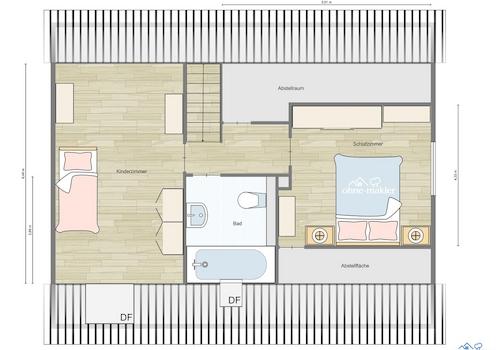 Grundriss Obergeschoss