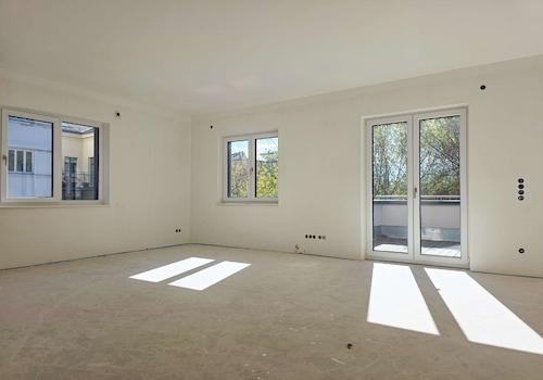 Wohnzimmer mit Terrassenzugang
