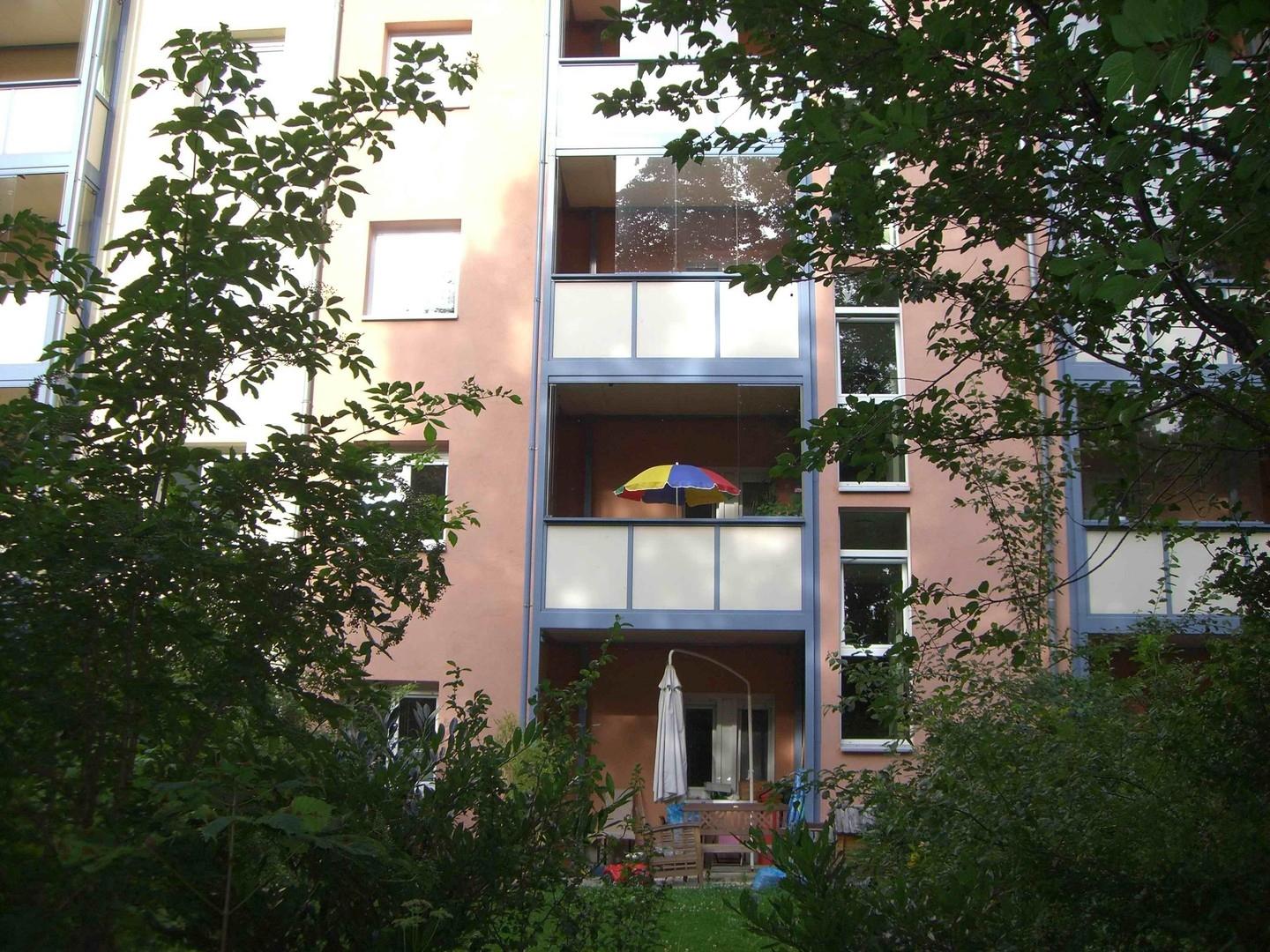 Balkon vom Garten