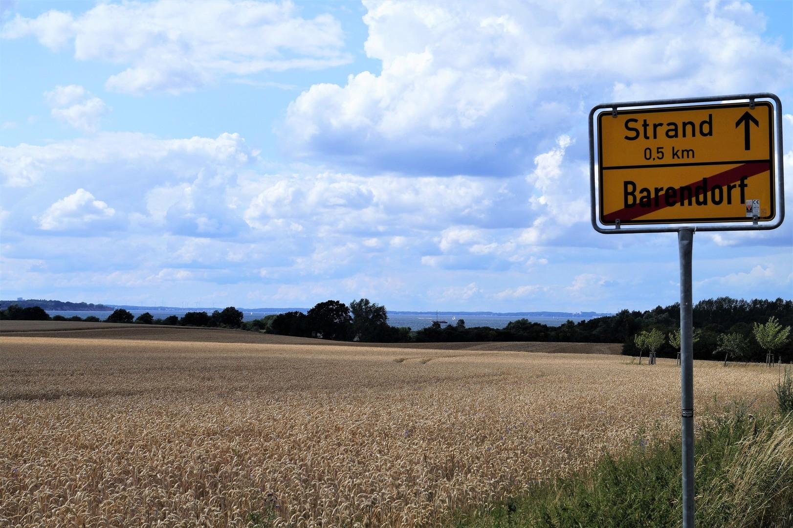 Weg zum Strand