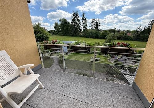 Blick vom Balkon