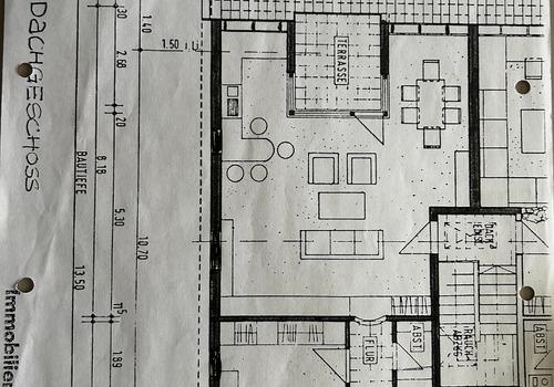 Grundriss Wohnung DG rechts