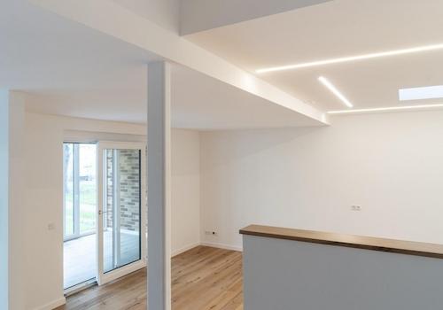 Küche und Wohnbereich 