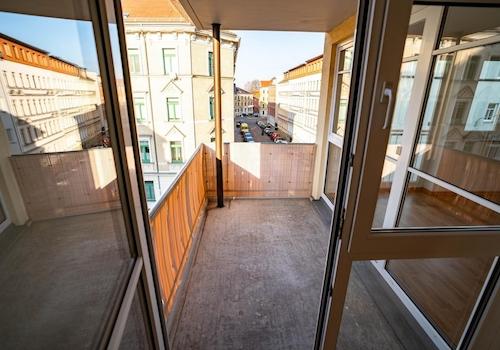 Balkon Zugang vom WoZi & AZi 