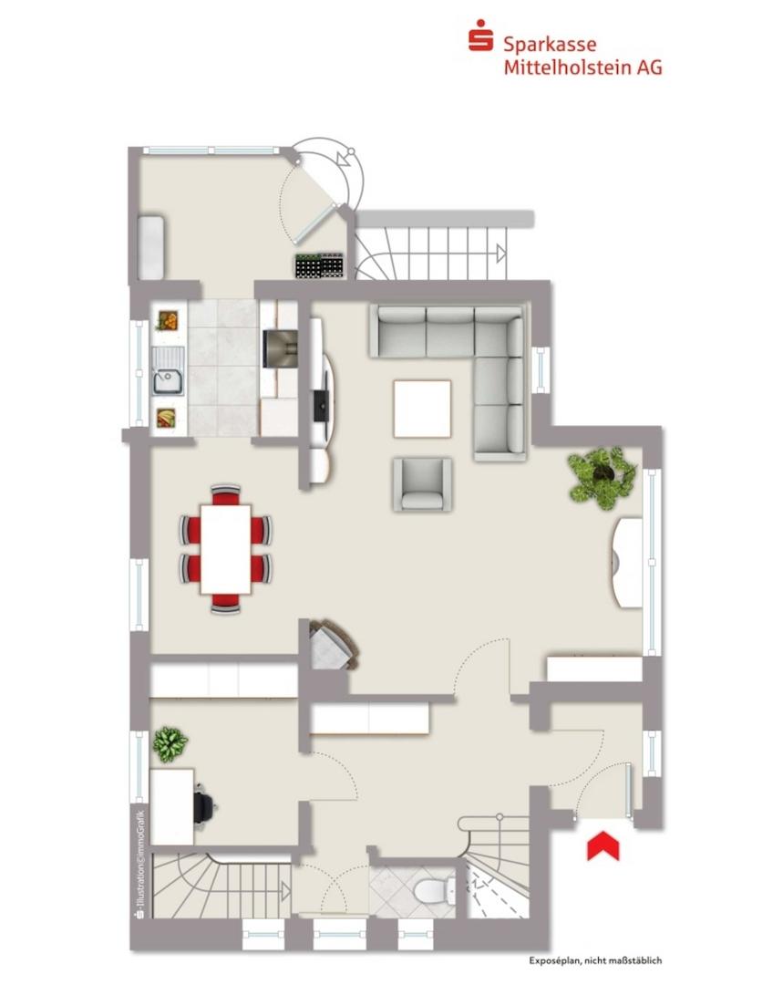 Grundriss Erdgeschoss