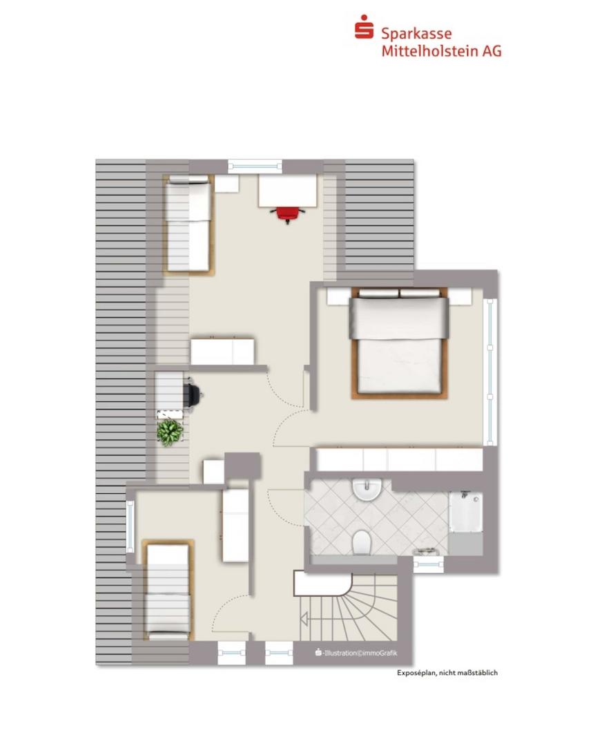 Grundriss Dachgeschoss