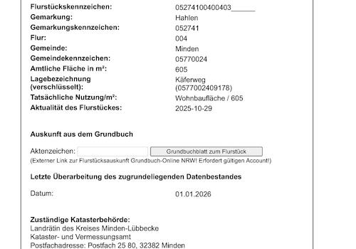 TIM-online Sachdaten