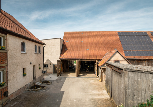 Blick in den Hof