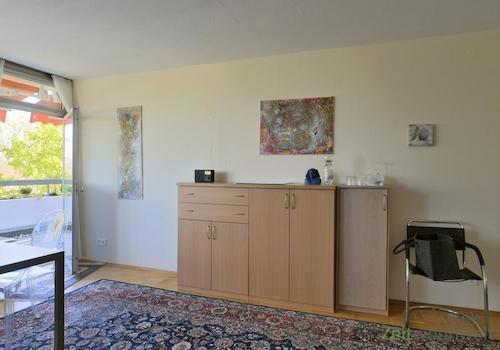 Blick zum Balkonausgang