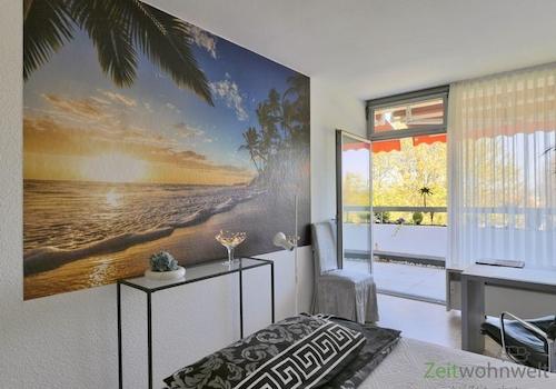 Schlafzimmer-Balkonausblick