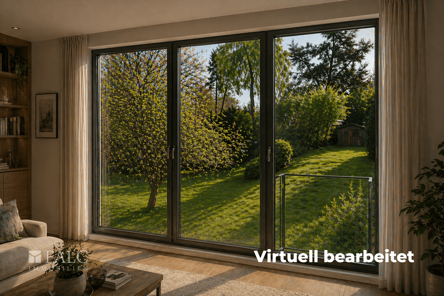 Ausblick in den Garten