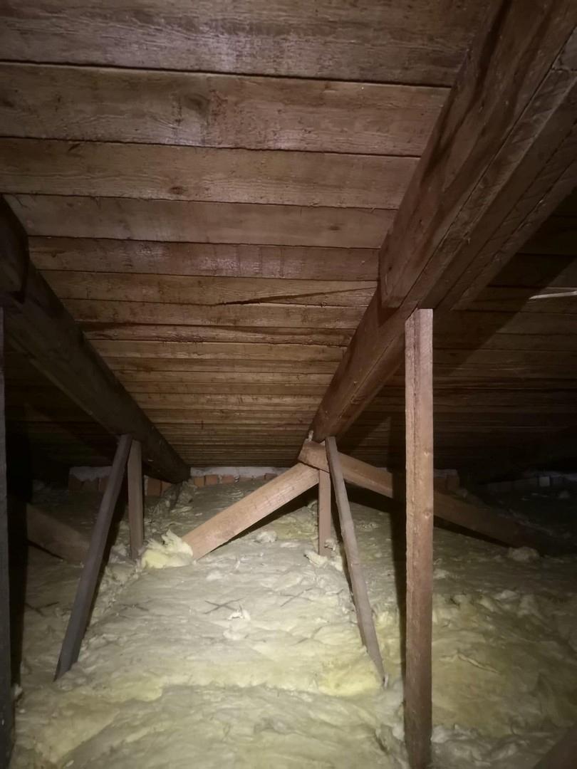 Oberste Decke Gedämmt