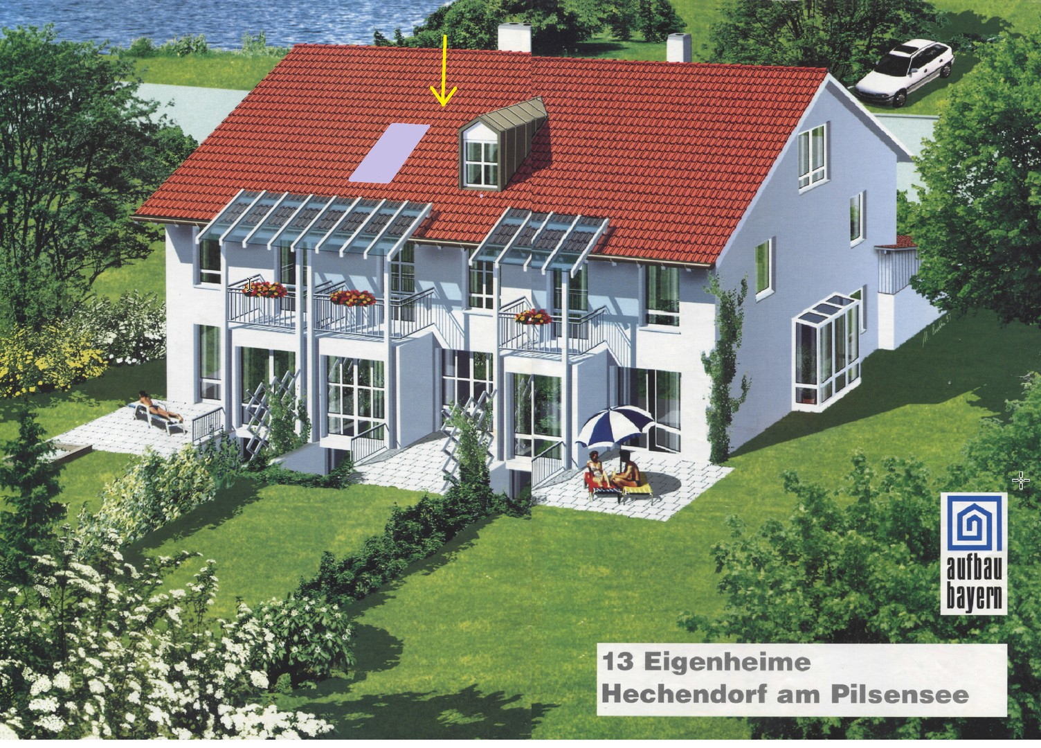 3-Spänner, Gartenseite