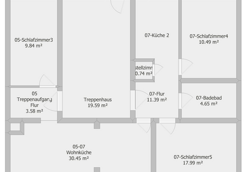Maisonette Untergeschoss