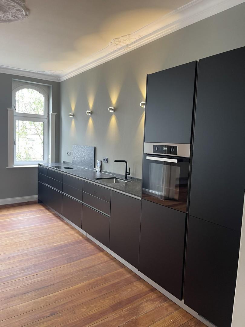 Küche - matt schwarz Miele