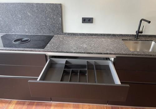 Besteckschublade Eben Holz