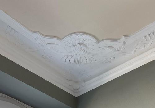 restaurierter Stuck 