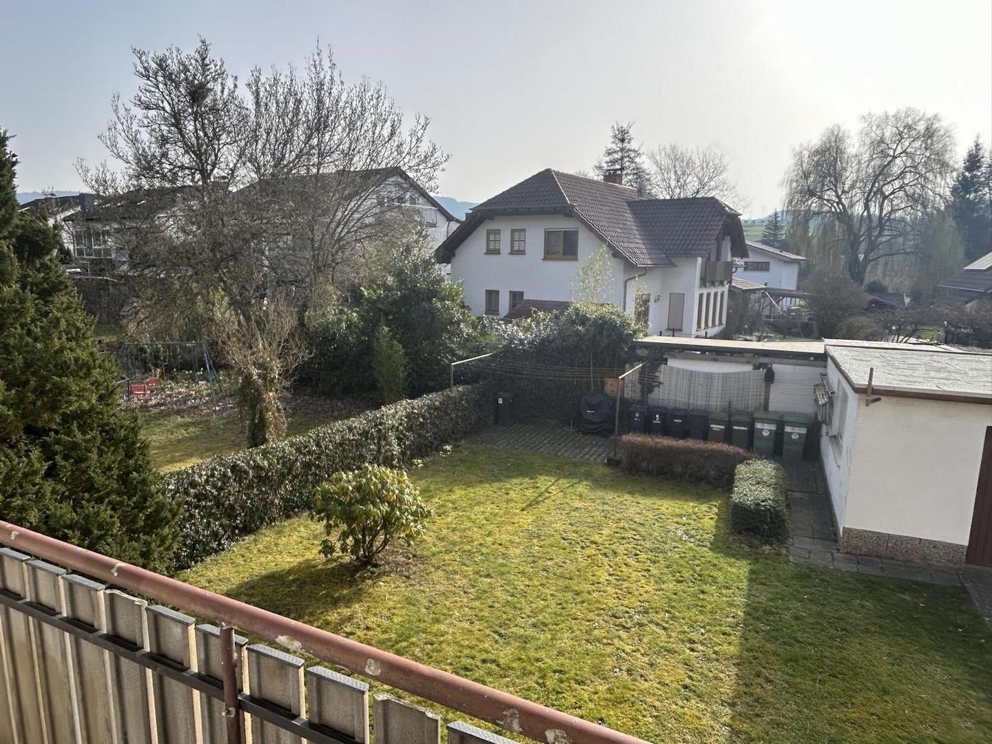 Aussicht vom Balkon