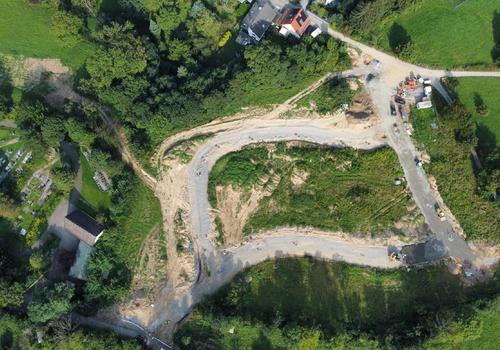 Die Erschließung läuft