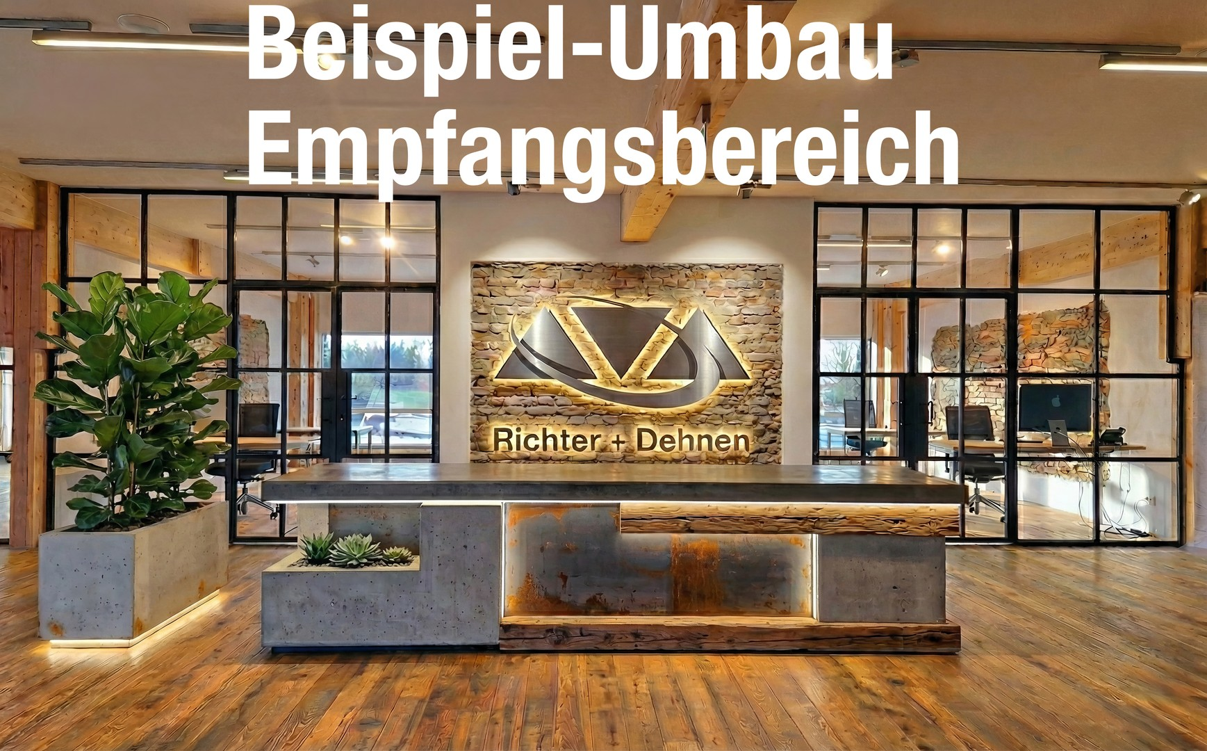 Visualisierung eines Umbaus