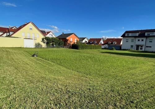 Blick über das Grundstück