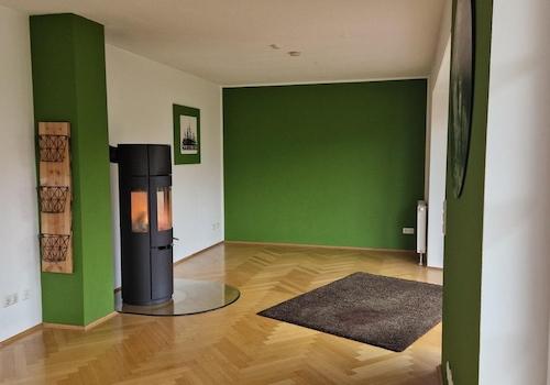 Wohnzimmer Ost mit Kamin