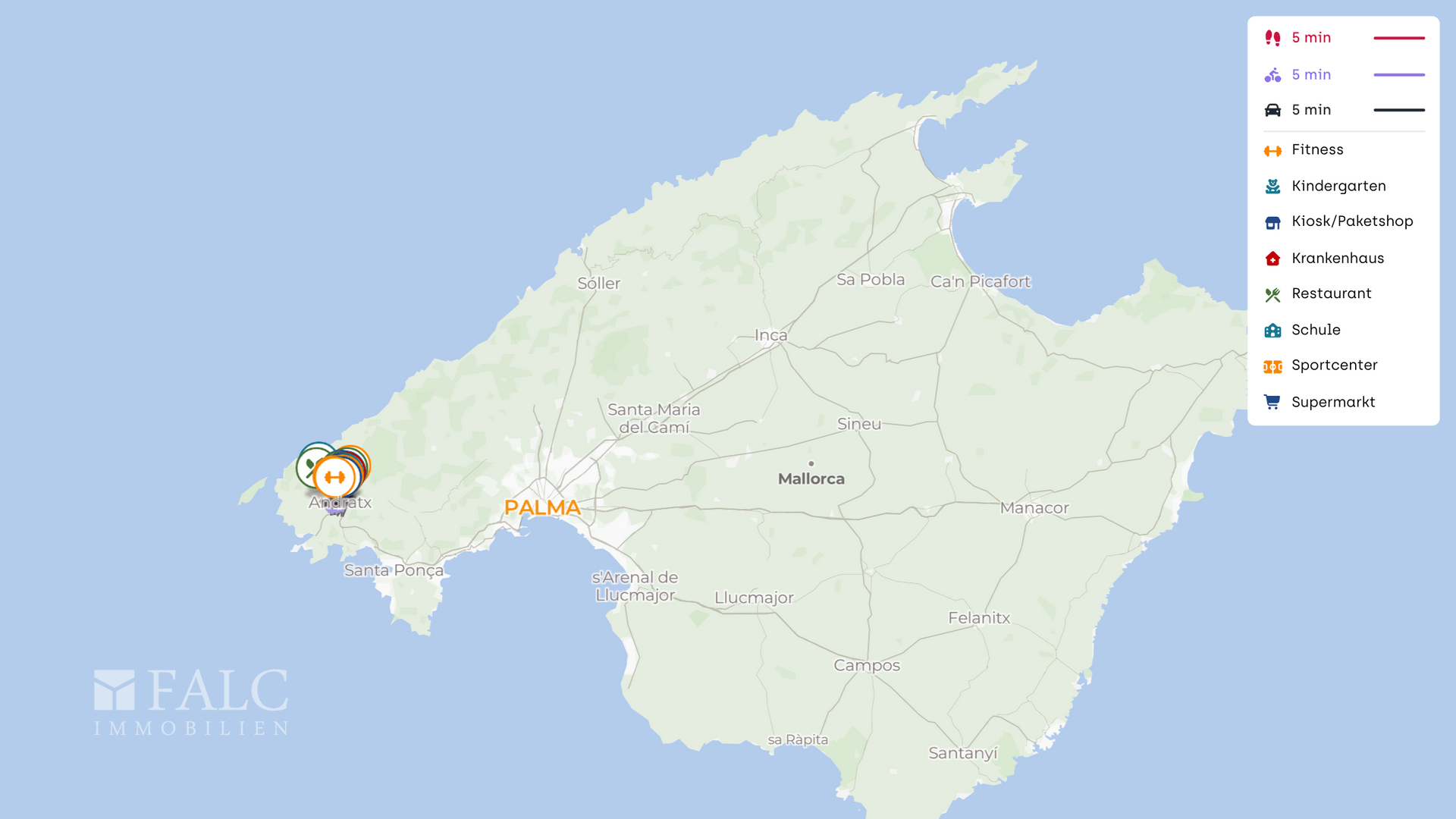 Karte Mallorca