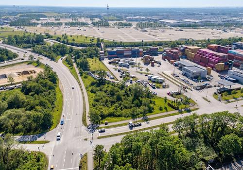 Luftbild Grundstück und Umgebung