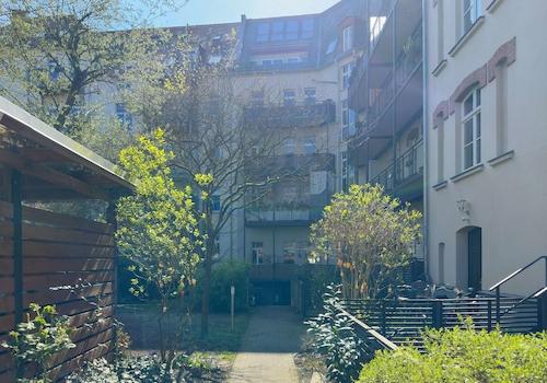 idyllischer Innenhof