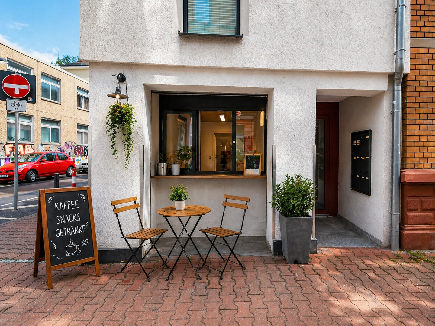 Außenbereich 3D Möbliert