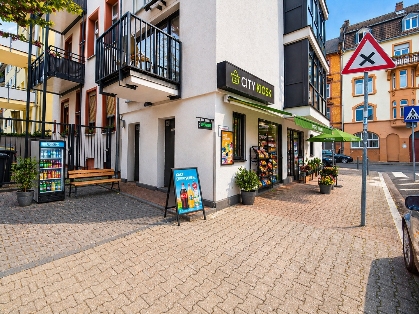 Außenbereich 3D Möbliert