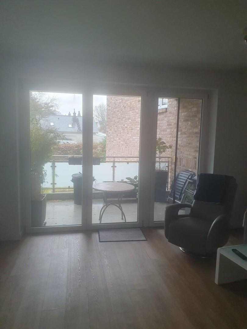 Blick auf den Balkon 