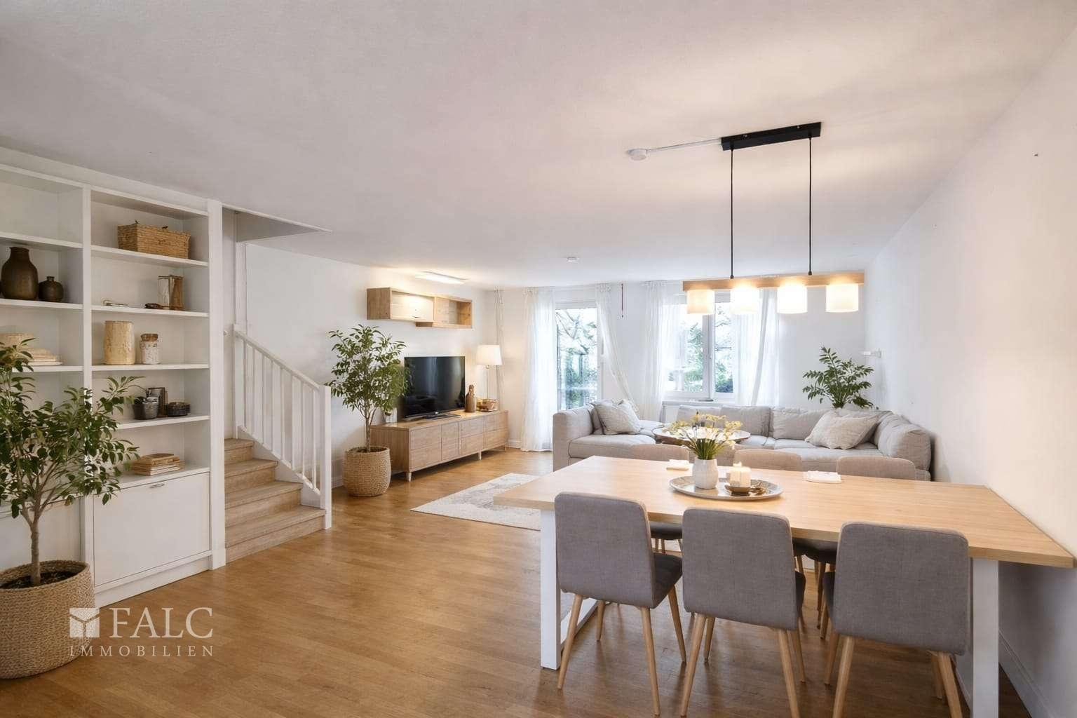 offener Wohn- Essbereich