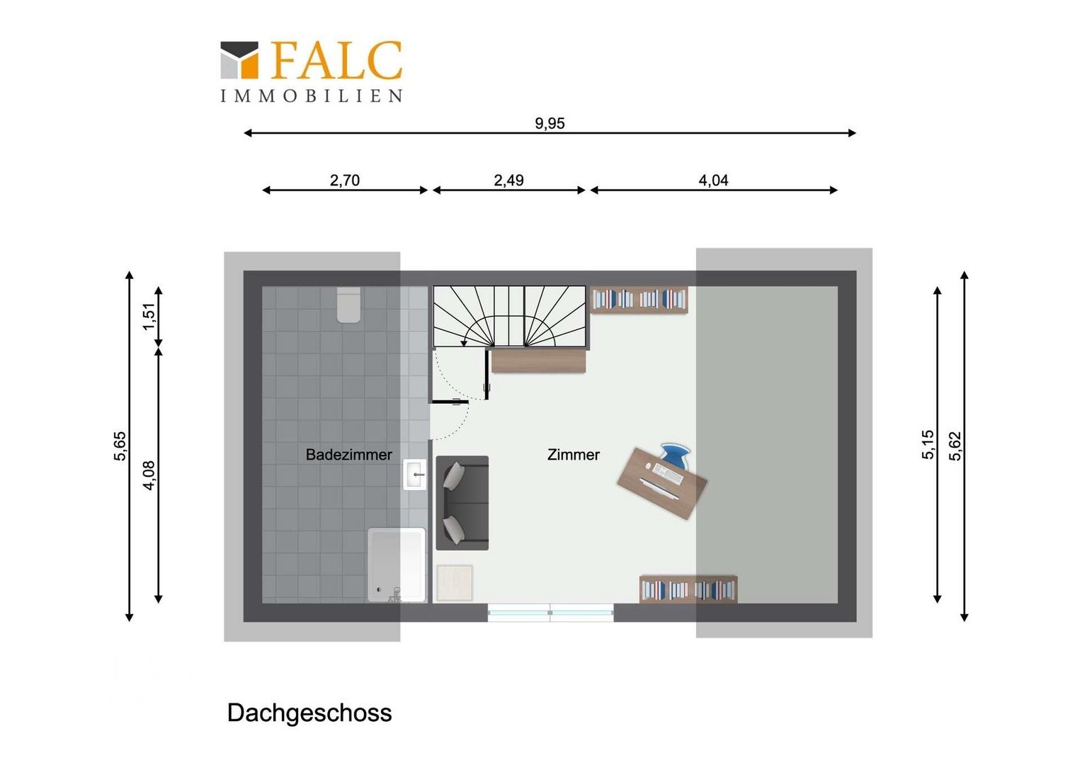 Grundriss Dachgeschoss