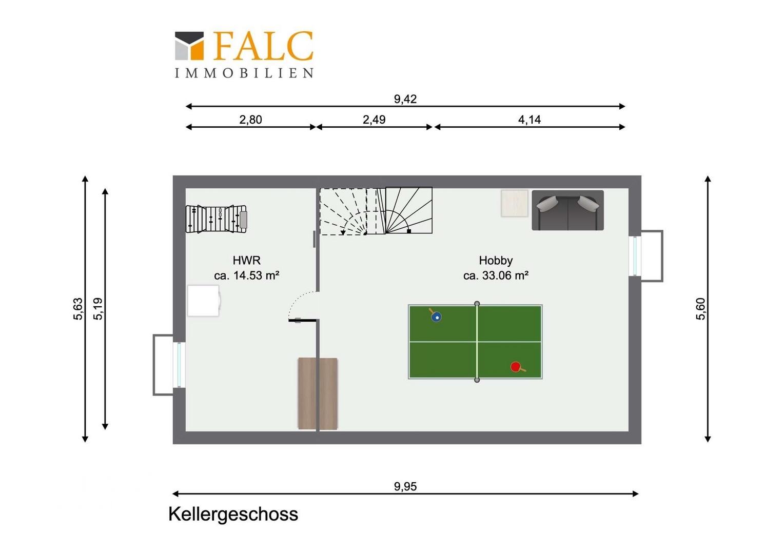 Grundriss Kellergeschoss